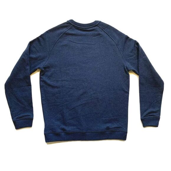 NEW Public Rec Sweater Mens Small Blue Sweatshirt Weekend Crew Pima French Terry - Picture 2 of 12